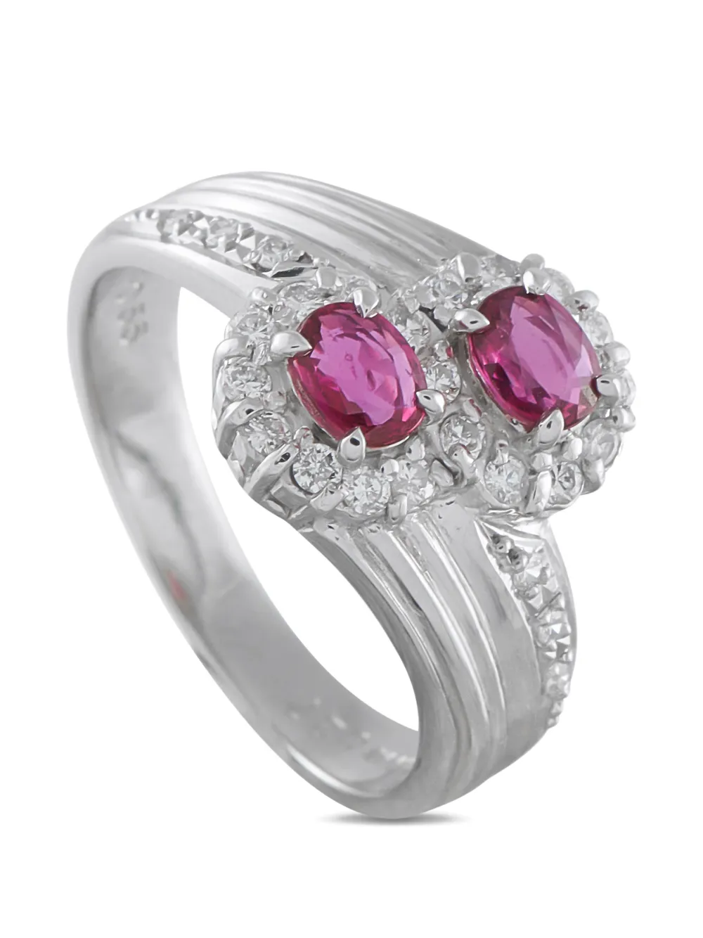 LB Exclusive diamond ruby ring - Argento