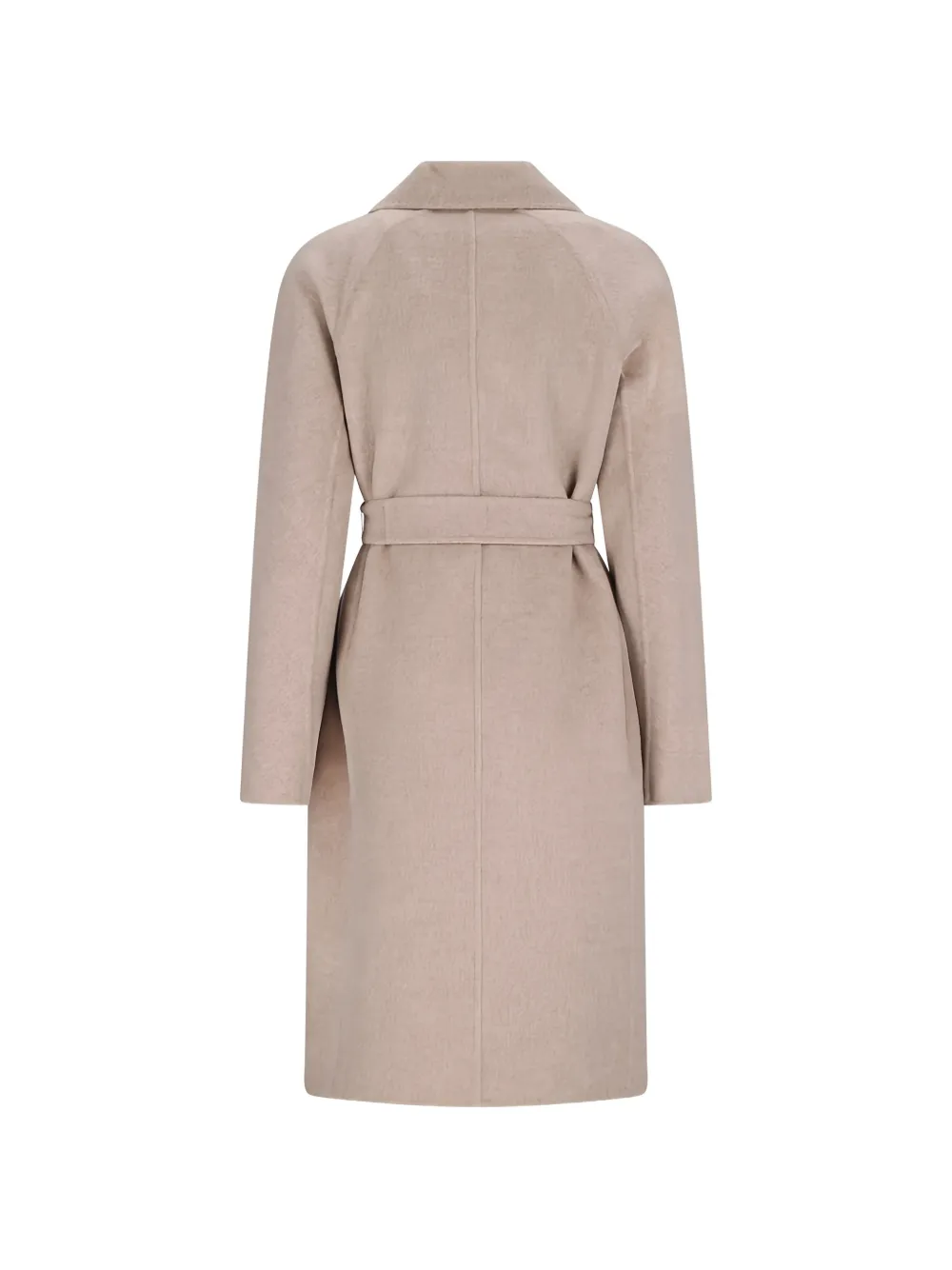 Max Mara Maceri jas met ceintuur Beige
