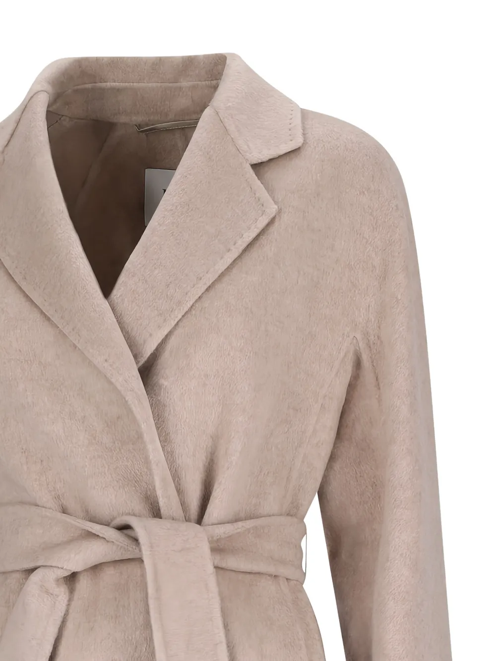 Max Mara Maceri jas met ceintuur Beige