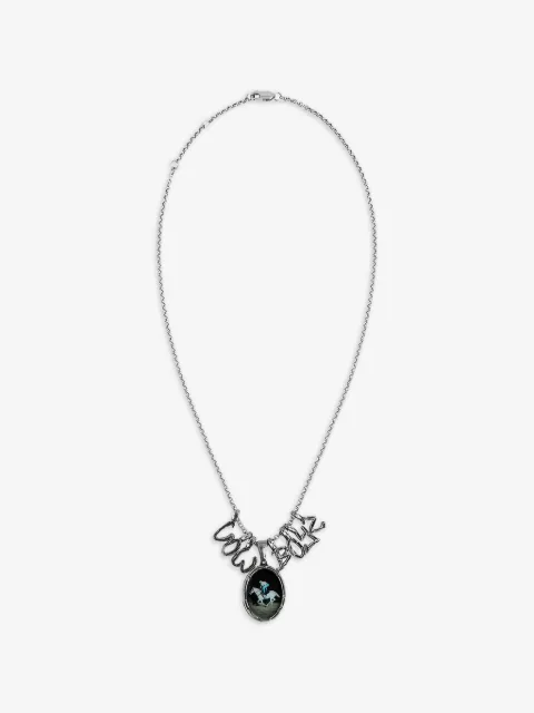 TWOJEYS lettering pendant necklace