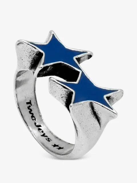 TWOJEYS anillo con diseño de estrella