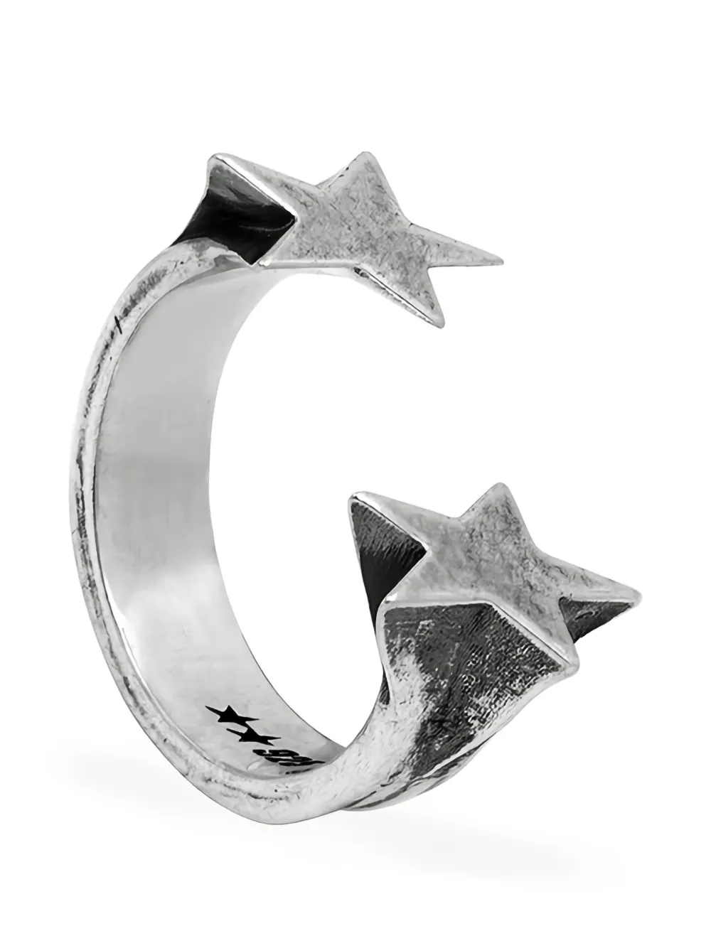 Twojeys Star Sterling Silver Ring In Green