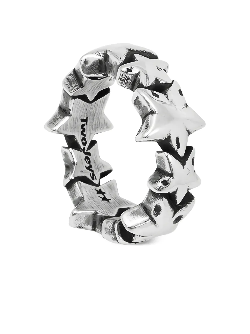  Twojeys Star Band Ring - Silver 