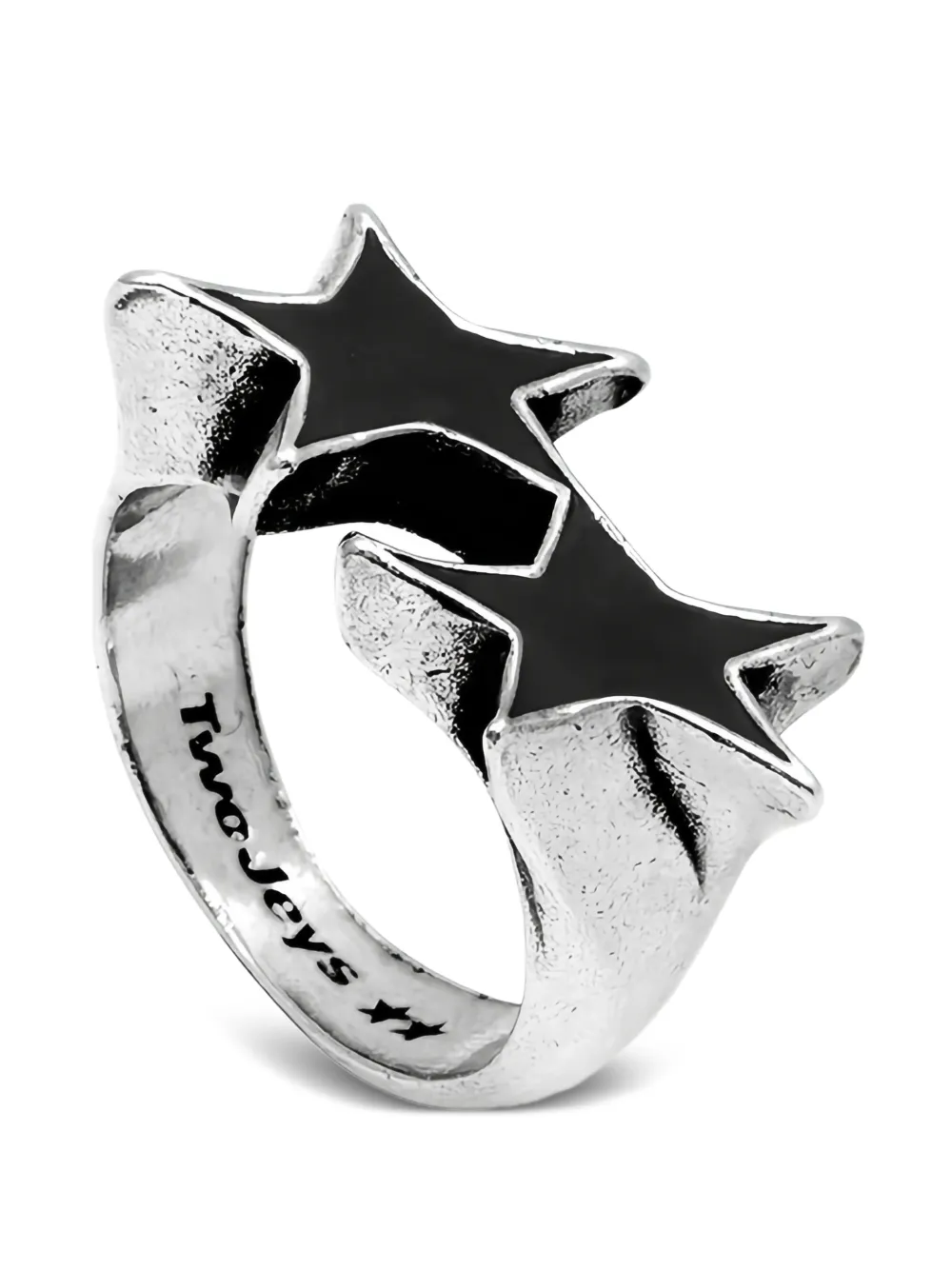 TWOJEYS star precious metals ring - Argento