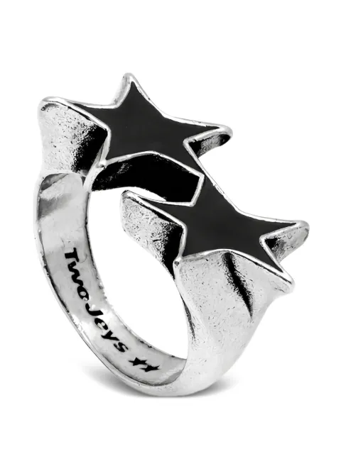 TWOJEYS star precious metals ring