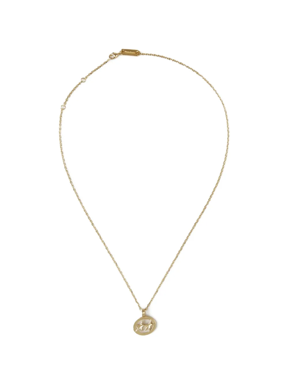 Twojeys Oval Charm Necklace In Gold
