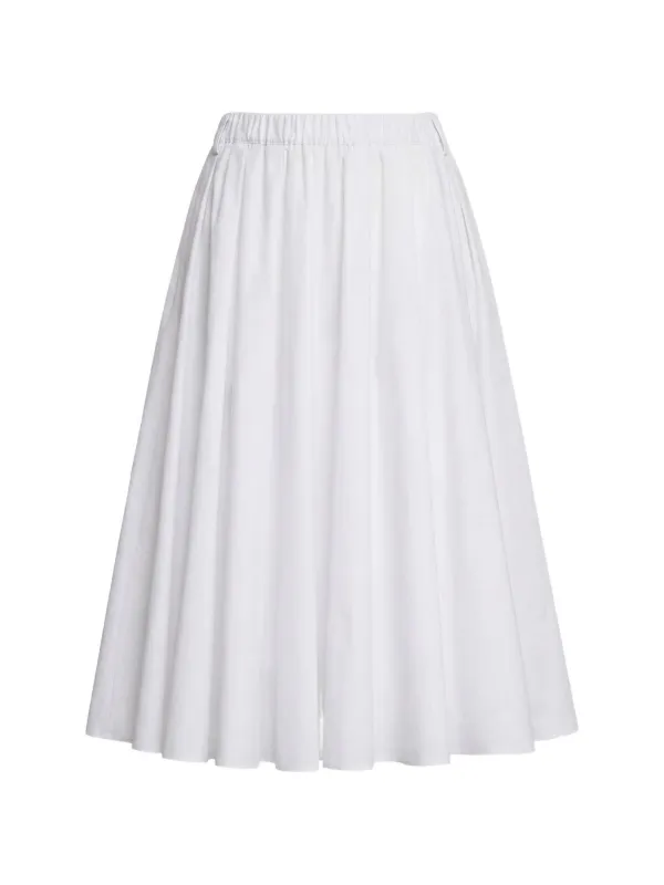 Nº21 Pleated A-line Skirt | White | FARFETCH