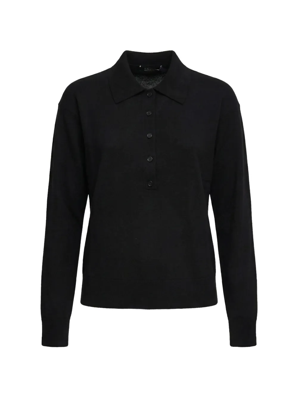 'S Max Mara long-sleeve frisia polo shirt - Nero