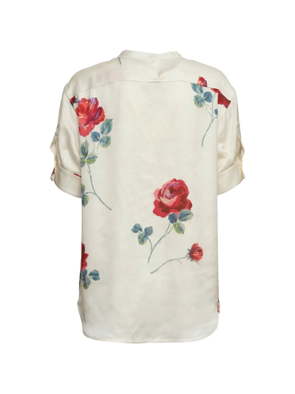 N&ordm;21 floral-print short-sleeve blouse - Beige