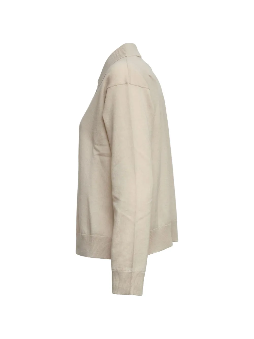 'S Max Mara Gebreide polotop met lange mouwen Beige