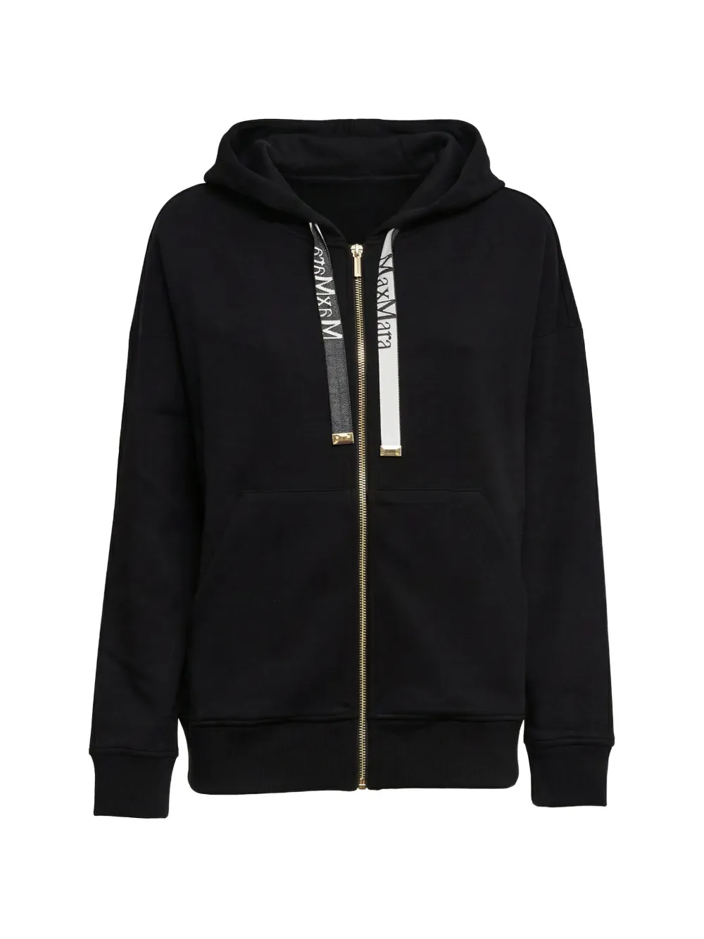 'S Max Mara zip-up hoodie - Black