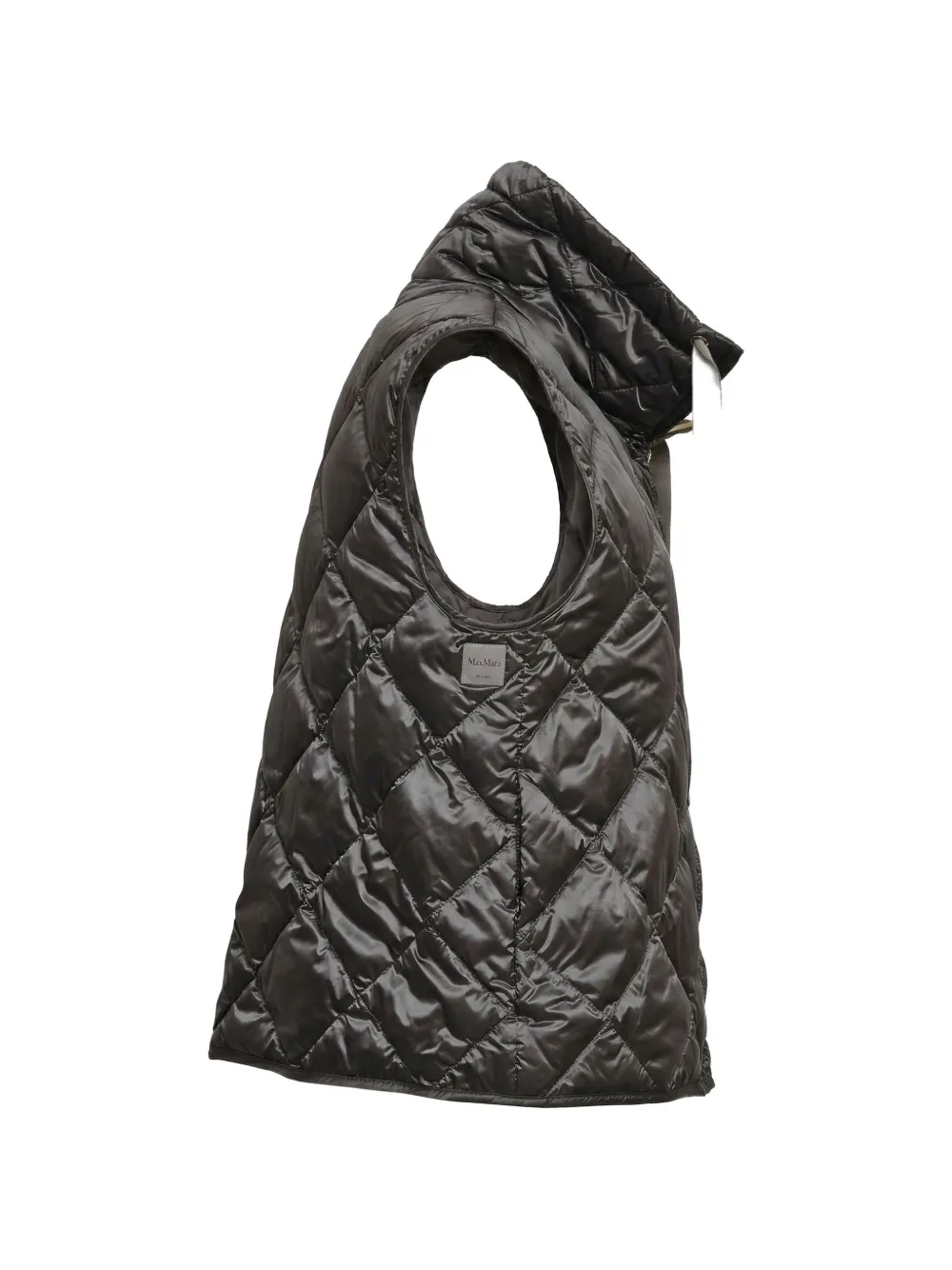  Max Mara Chaleco Con Acolchado De Rombos - Negro 