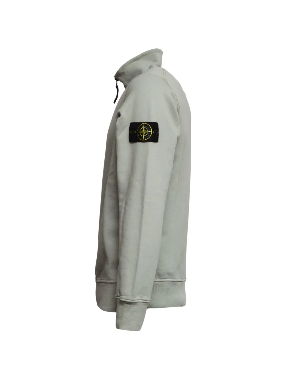  Stone Island Zip Fleece Sweater - Grey 