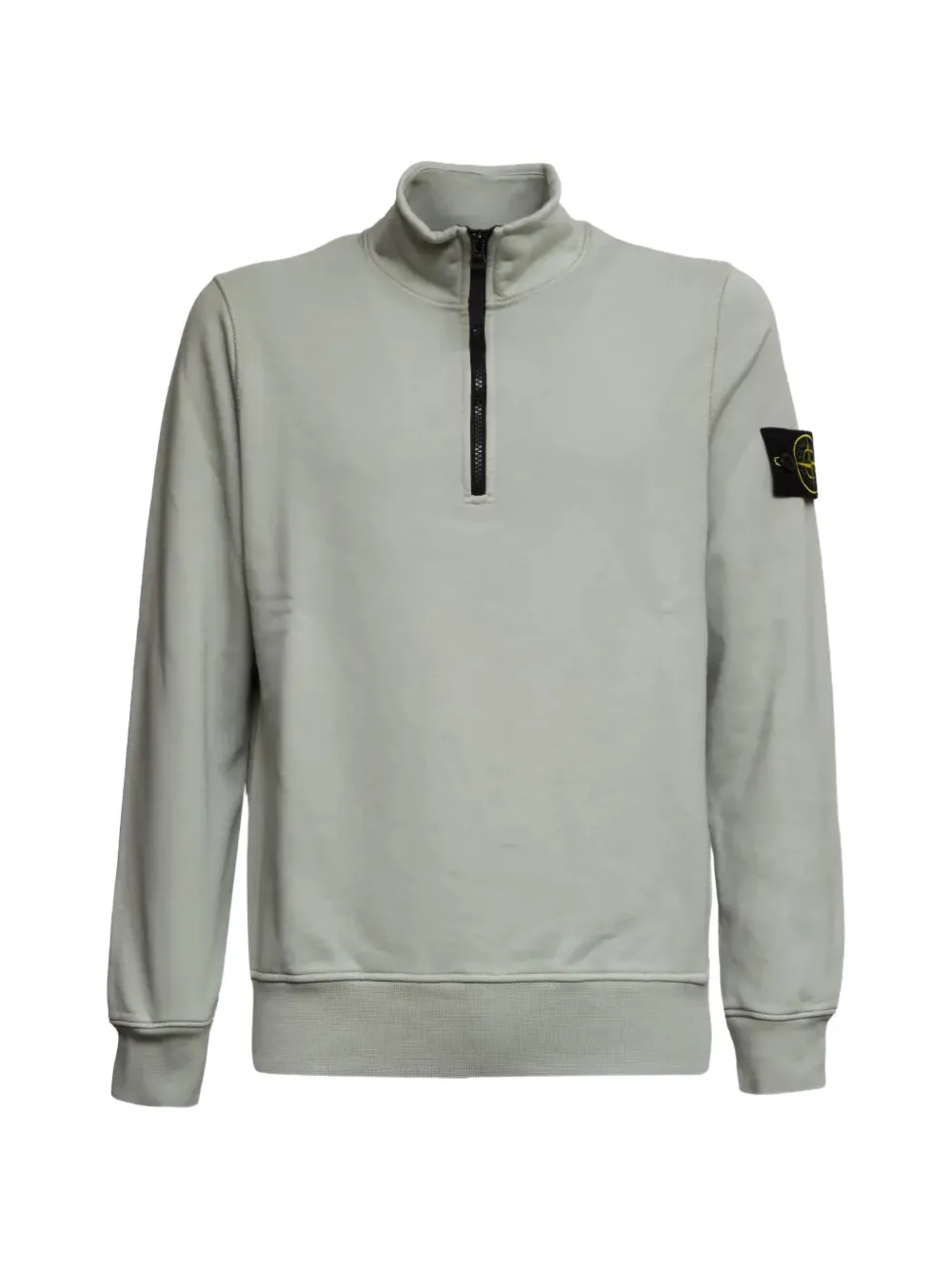 Stone Island Fleece trui met rits Groen