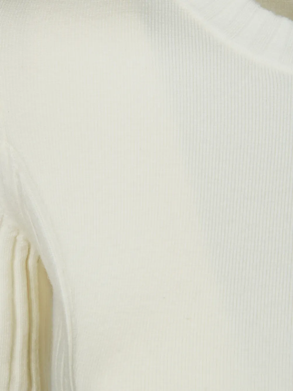 Victoria Beckham T-shirt met lange mouwen Beige