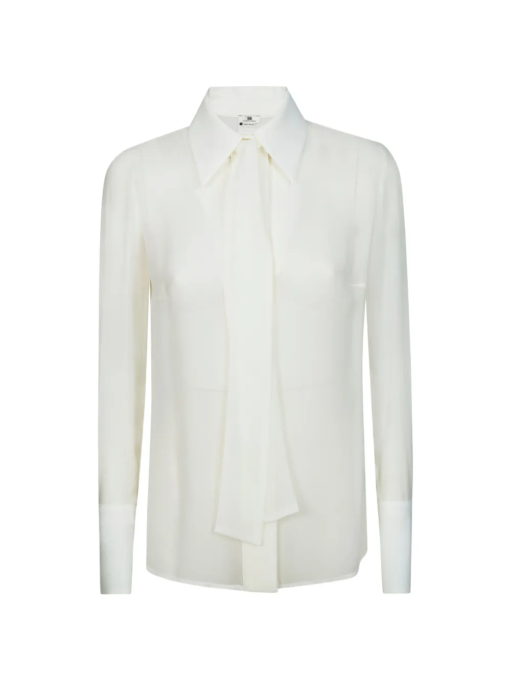 Elisabetta Franchi tie shirt - Bianco
