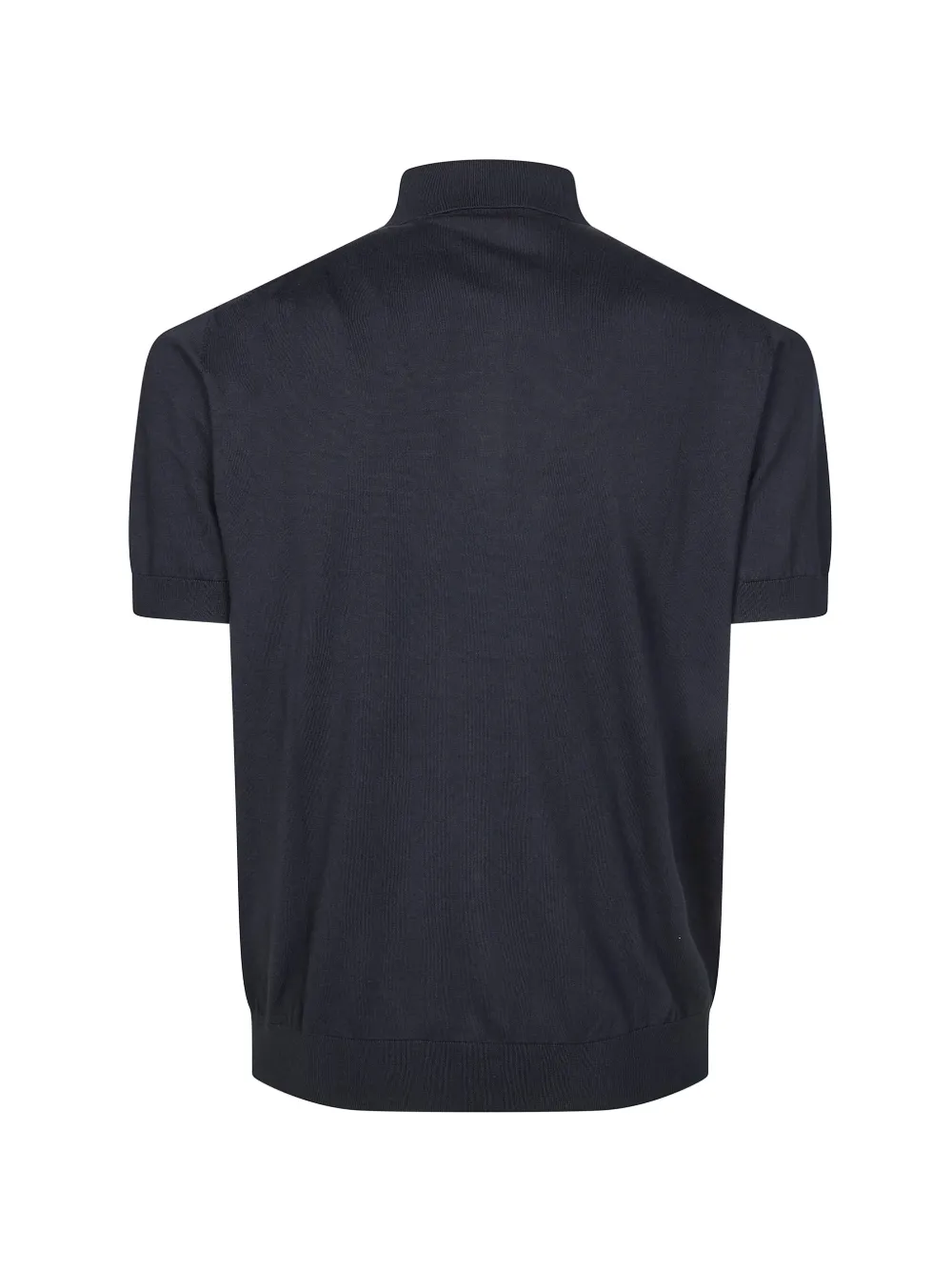 Paolo Pecora Poloshirt met knopen Zwart