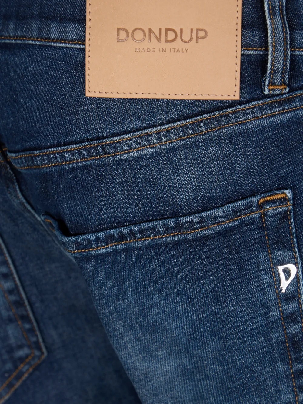 DONDUP Friends jeans met omgeslagen pijpen Blauw