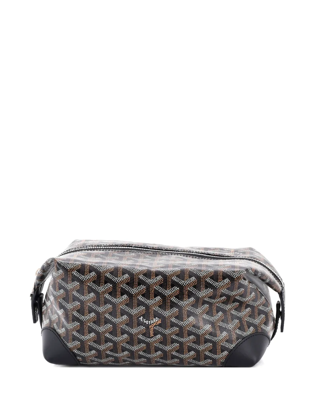 Goyard Pre-Owned Boeing Trousse de Toilette Pouch Coated Canvas 25 clutch bag - Nero
