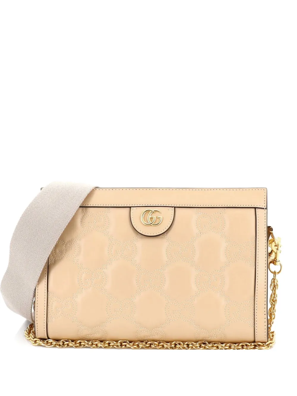 Gucci Pre-Owned GG GG Matelasse Leather Small shoulder bag - Toni neutri