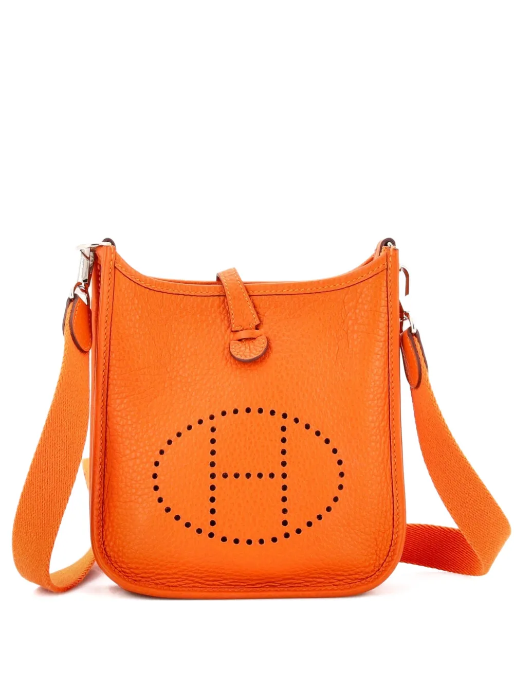 Hermès Pre-Owned Evelyne Bag Gen III Clemence TPM crossbody bag - Arancione