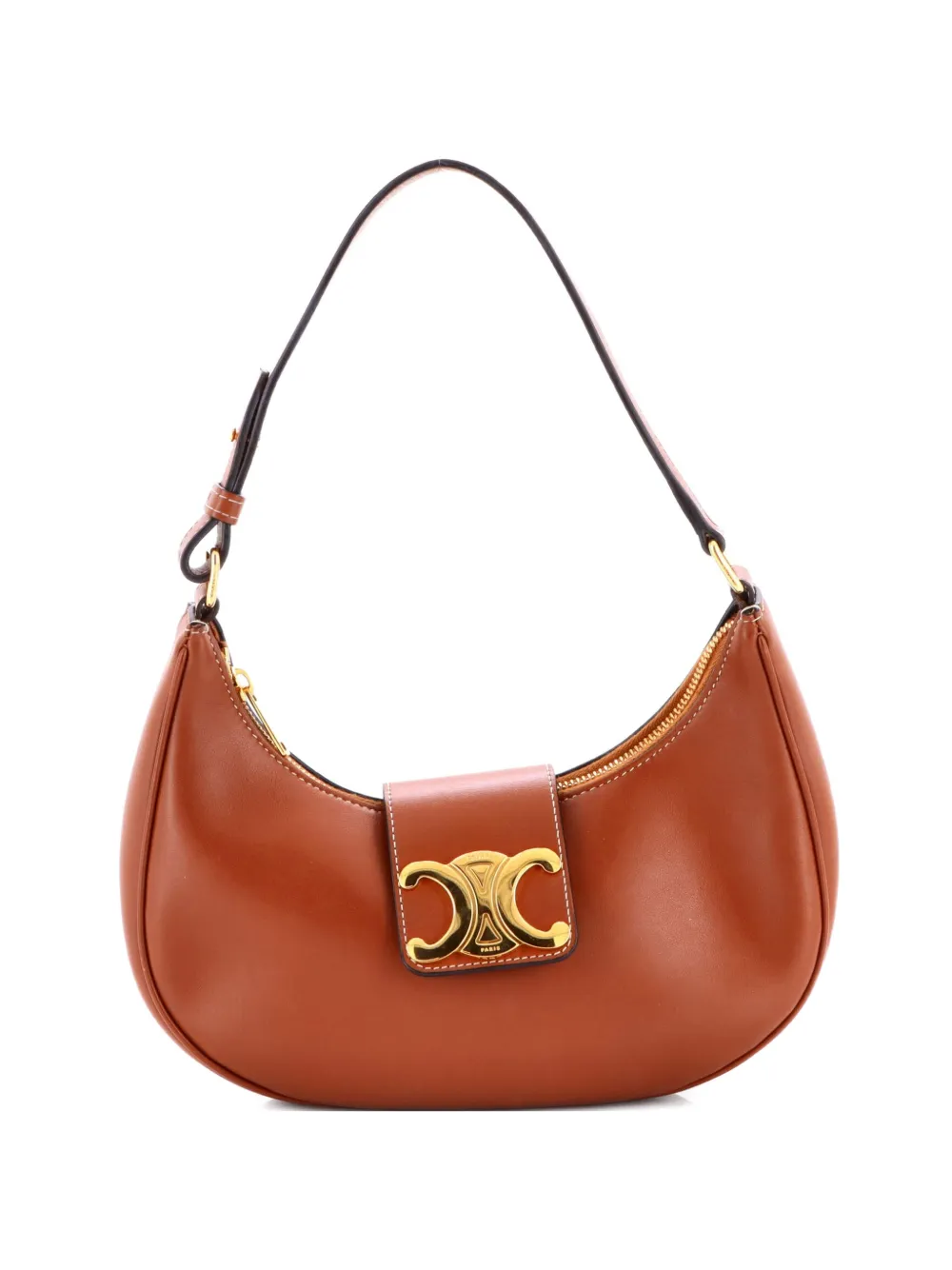 Celine Pre-Owned Ava Triomphe Bag Leather shoulder bag - Marrone