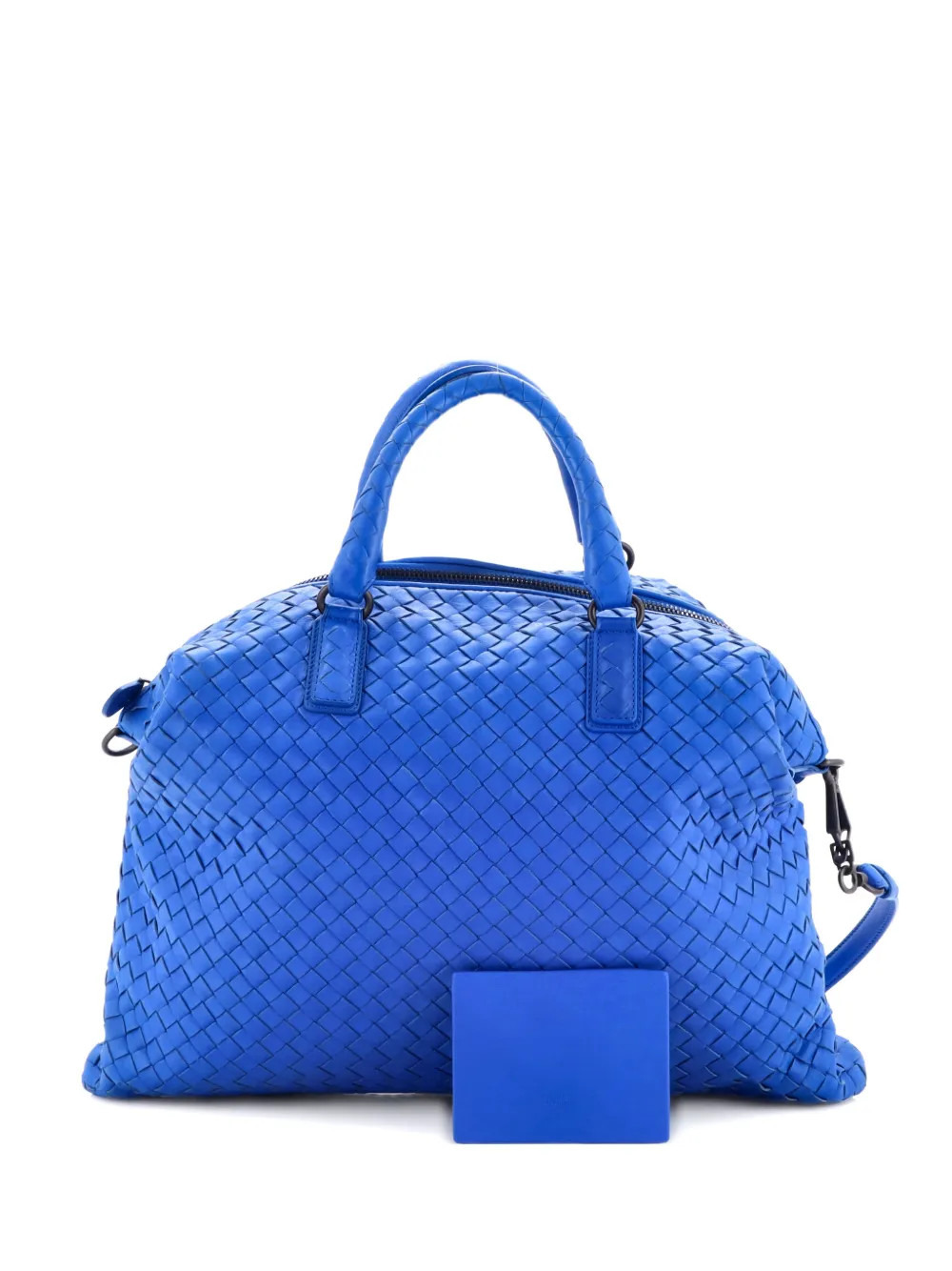 Bottega Veneta Pre-Owned Convertible Intrecciato Nappa Medium satchel - Blu
