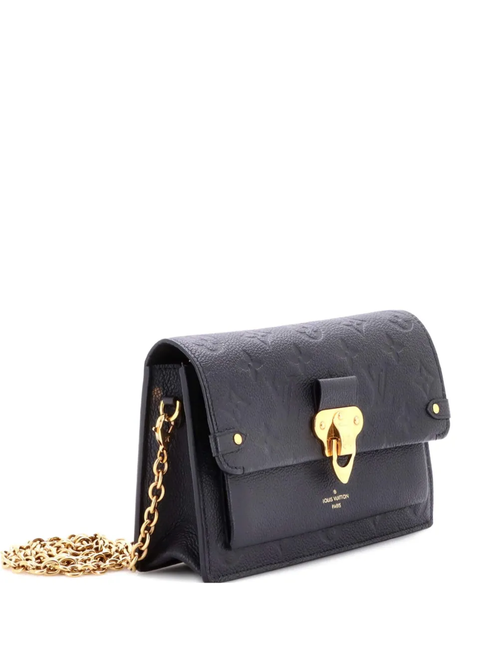 Louis Vuitton Pre-Owned Borsa a tracolla Vavin Chain Wallet NM in pelle Empreinte con monogramma - Nero