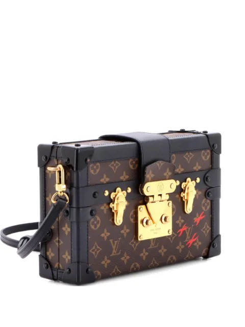 Louis Vuitton Pre-Owned bolsa de mano Petite Malle de lona con monograma