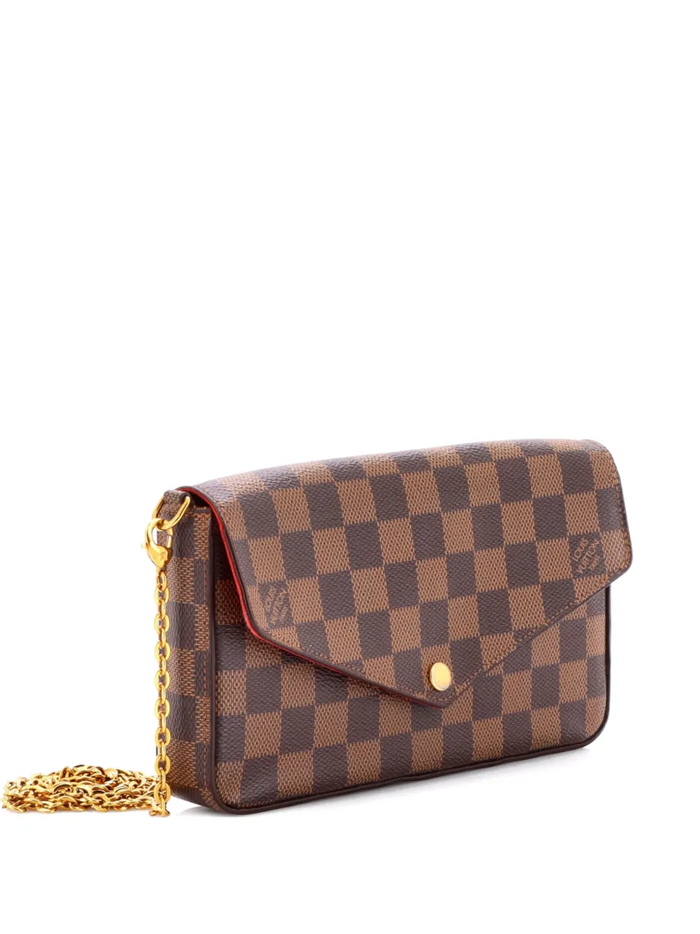 Louis Vuitton Pre-Owned Felicie Pochette Damier crossbody bag - Braun