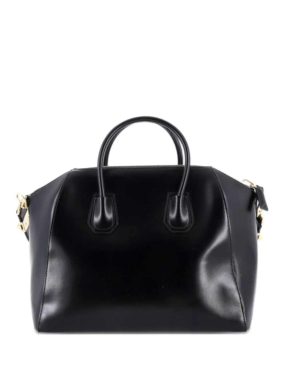 Givenchy Pre-Owned Antigona Bag Glazed Leather Medium satchel - Nero