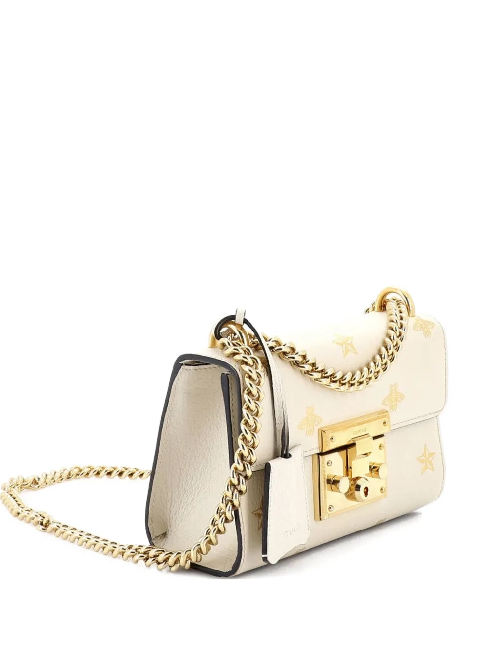 Gucci Pre-Owned Padlock Printed Leather Small shoulder bag - Toni neutri