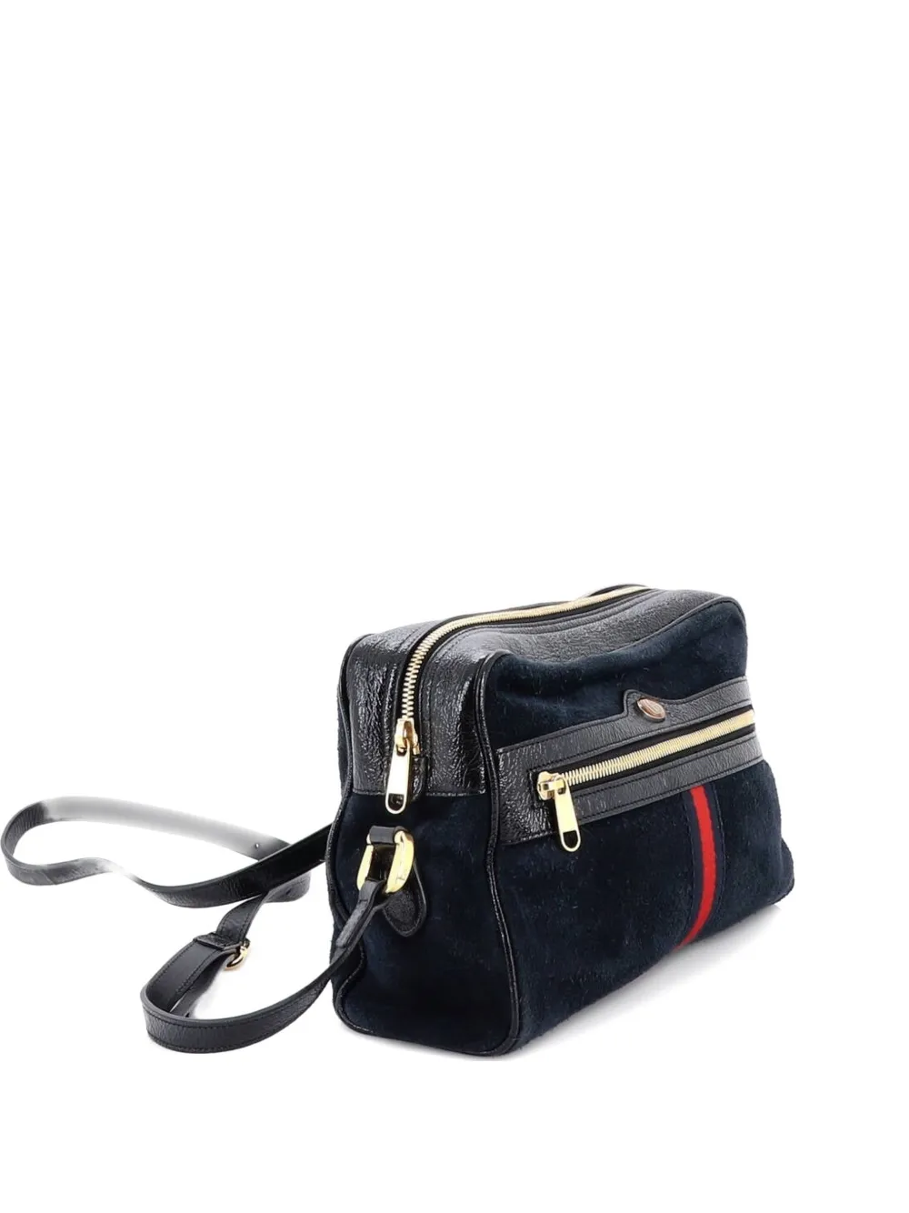 Gucci Pre-Owned Ophidia Shoulder Bag Suede Small crossbody bag - Blu