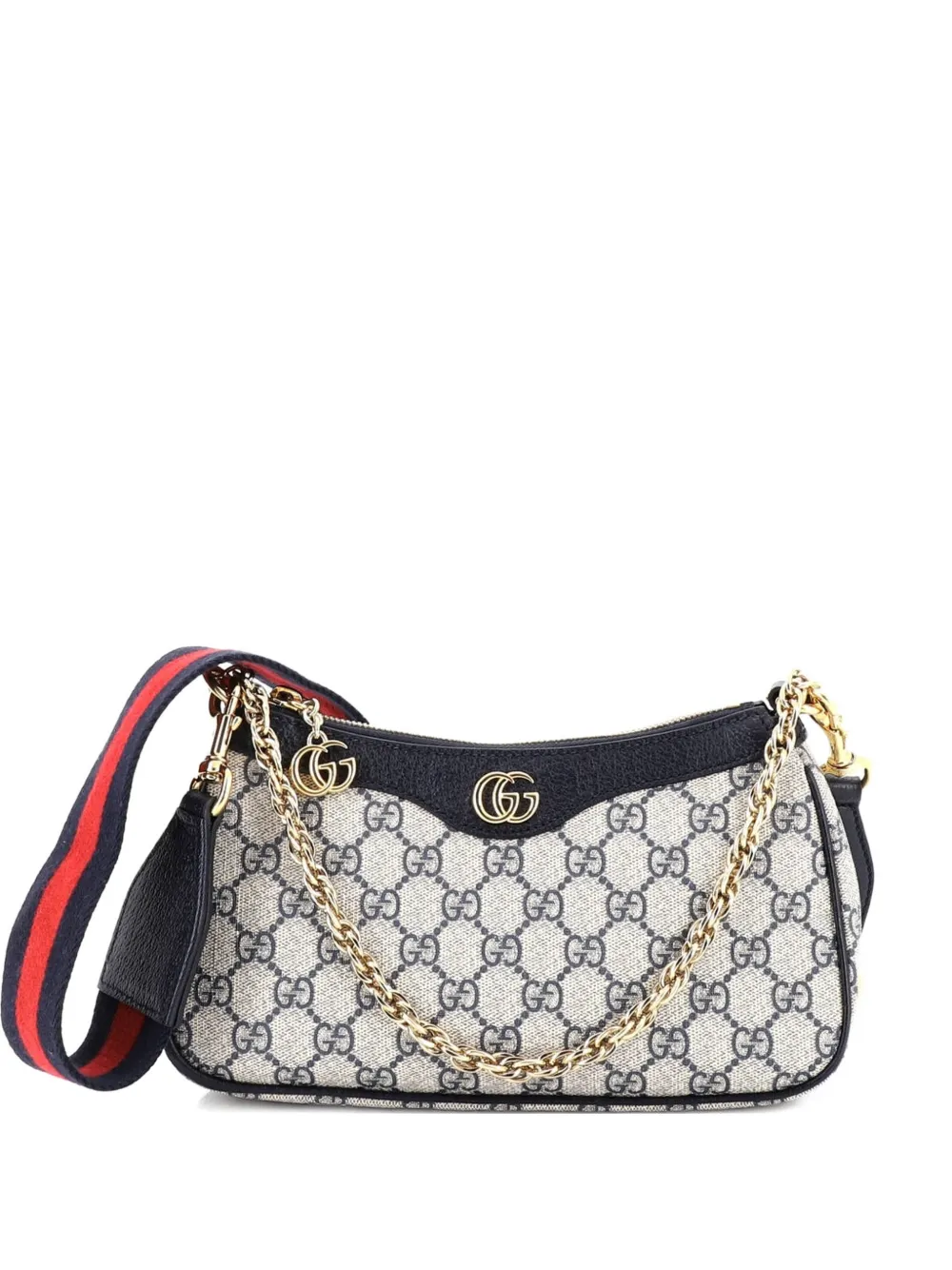 Gucci Pre-Owned Ophidia Charm Shoulder Bag GG Coated Canvas Small crossbody bag - Blu