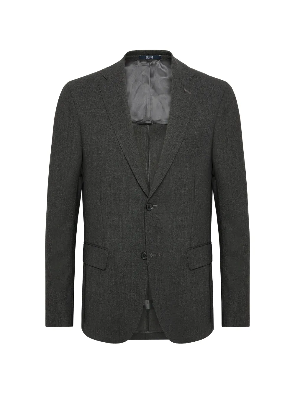Boggi Milano Blazer in lana con tasca - Grigio