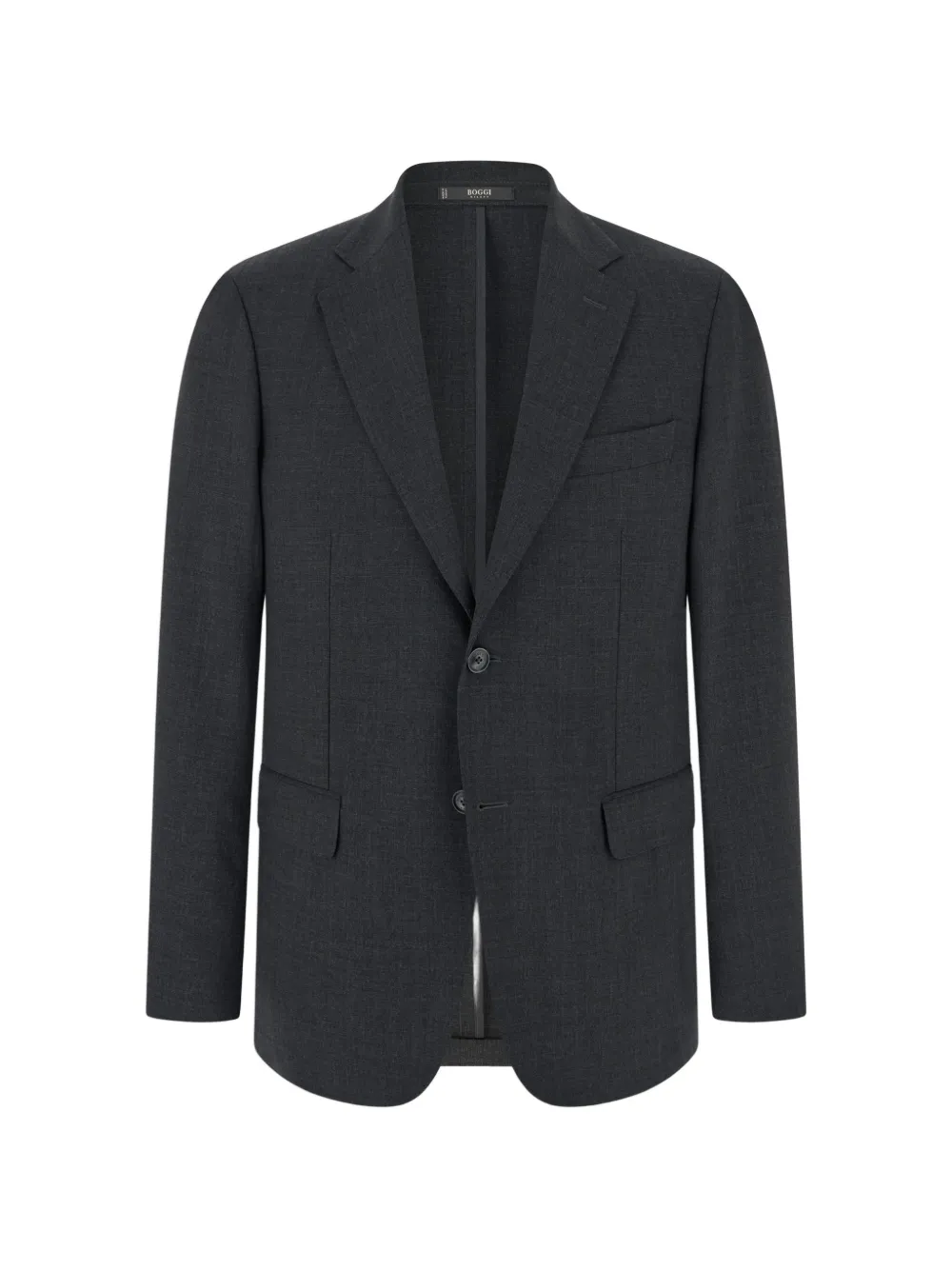Boggi Milano Blazer in lana con tasca - Grigio