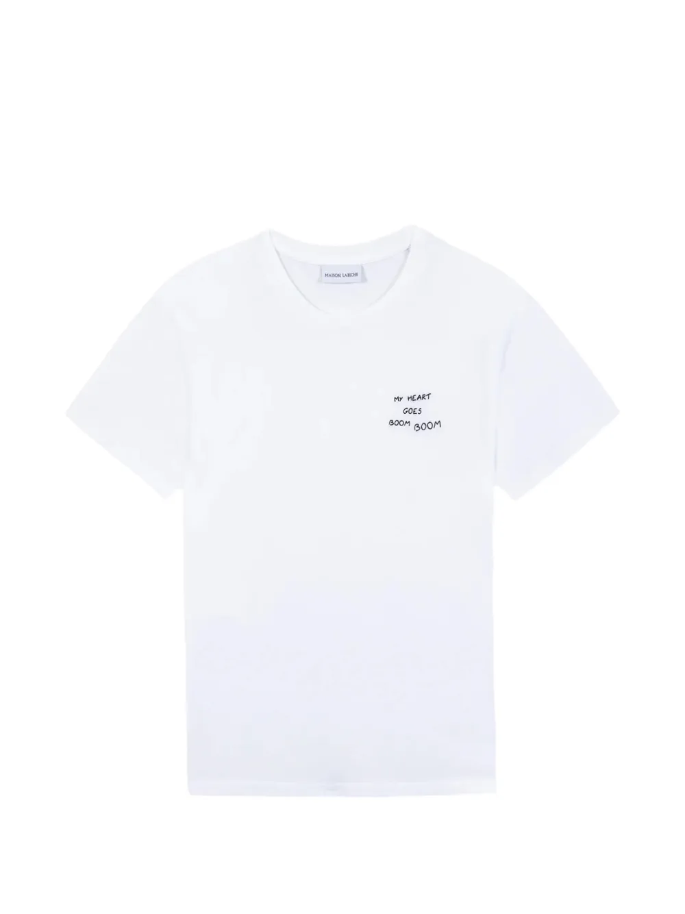 Maison Labiche short-sleeved logo T-shirt - Bianco