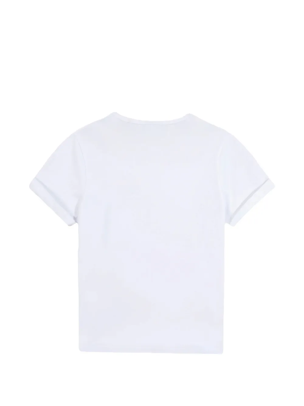 Maison Labiche short-sleeve logo-embroidered T-shirt - Wit