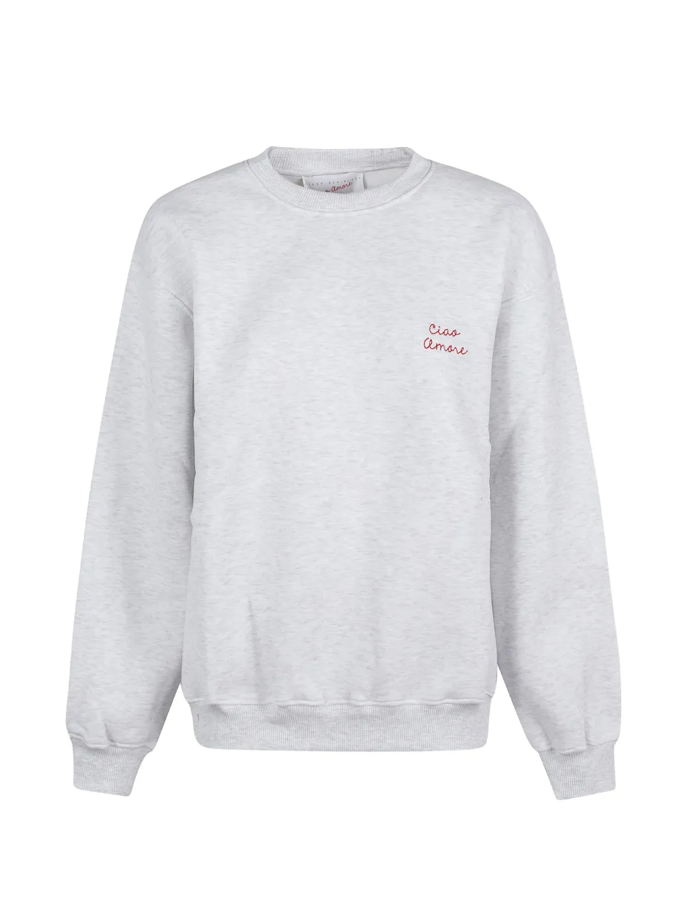 Giada Benincasa logo-embroidery sweatshirt - Grau