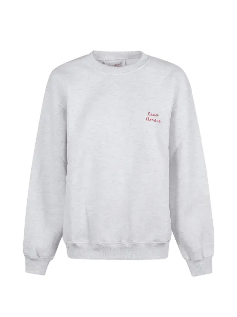 Giada Benincasa logo-embroidery sweatshirt