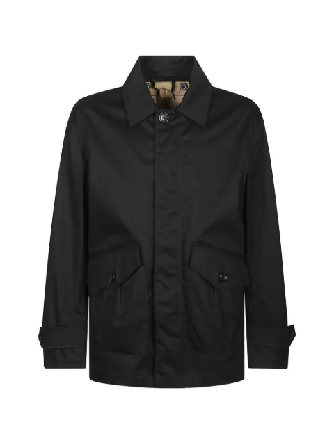 Ten C button-up front-pocket raincoat