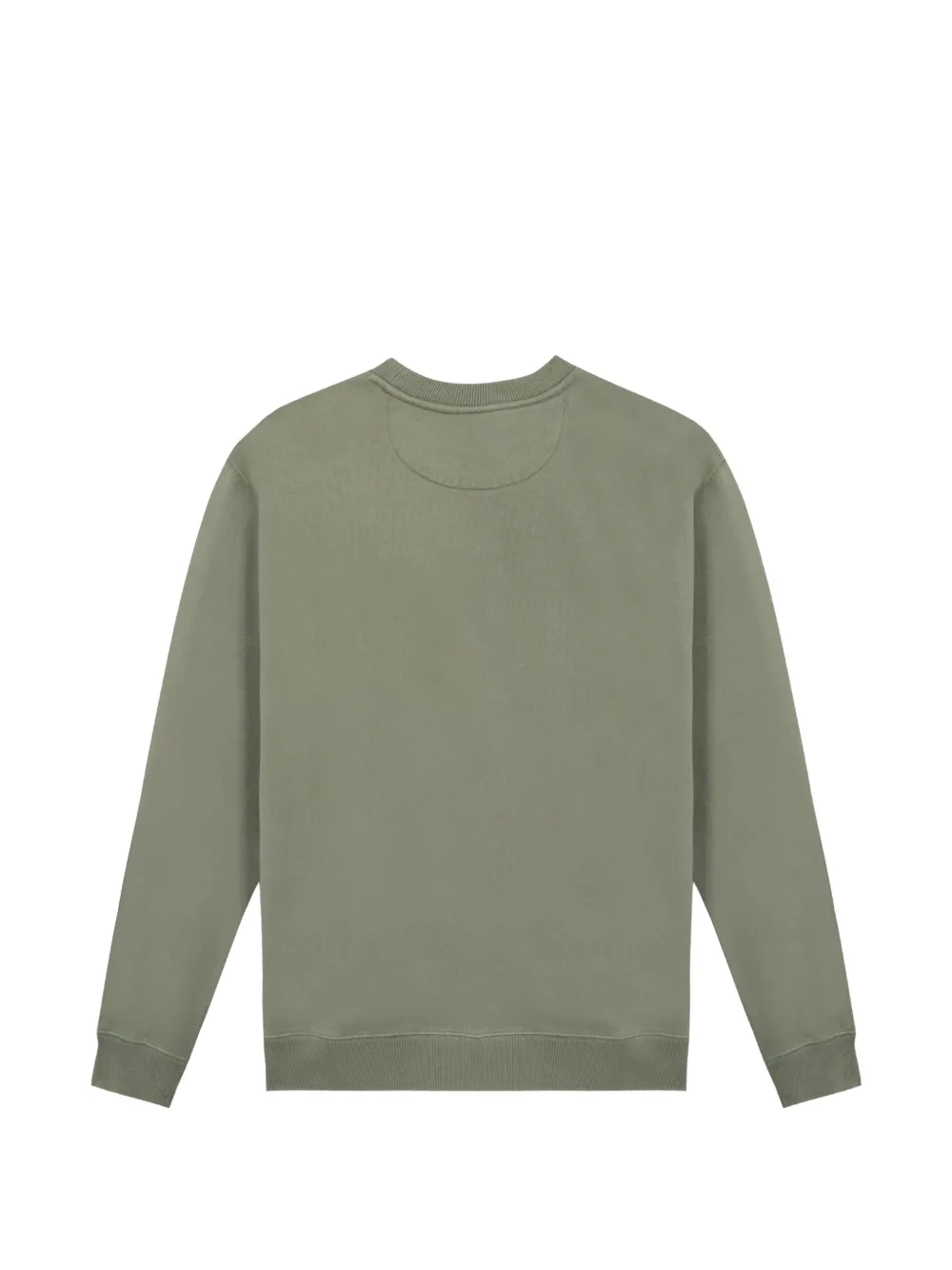 Maison Labiche logo-embroidery crew-neck sweatshirt - Groen