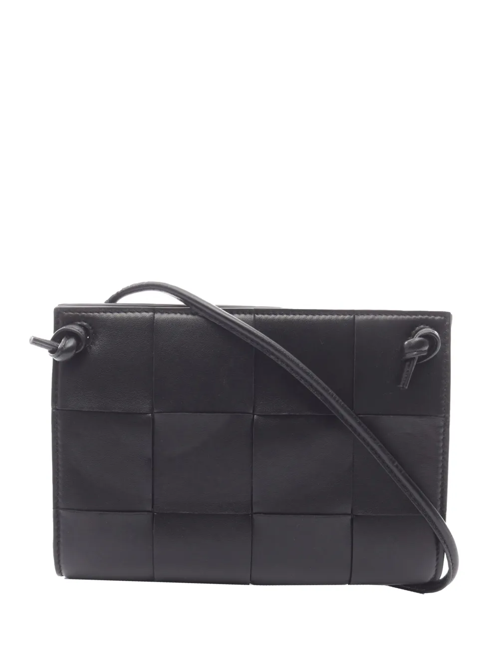 Bottega Veneta Pre-Owned 2012-2025 Mini Nappa Maxi Intrecciato Cassette crossbody bag - Nero