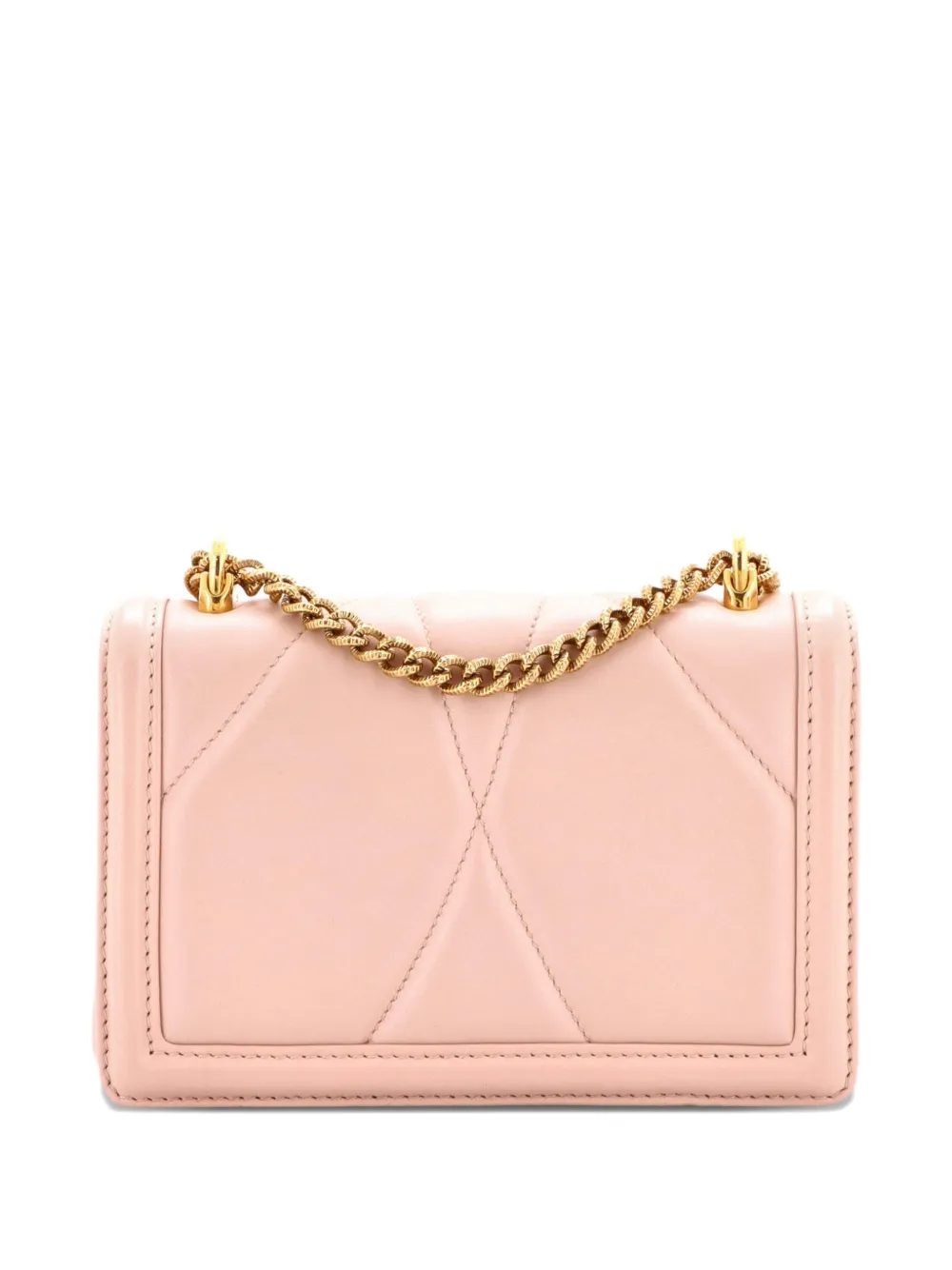 Dolce & Gabbana Pre-Owned Devotion Full Flap Shoulder Bag Quilted Leather Small crossbody bag | Pre-Owned