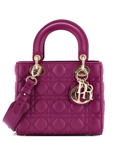 Christian Dior Pre-Owned My ABCDior Lady Dior Bag Cannage Quilt Lambskin crossbody bag