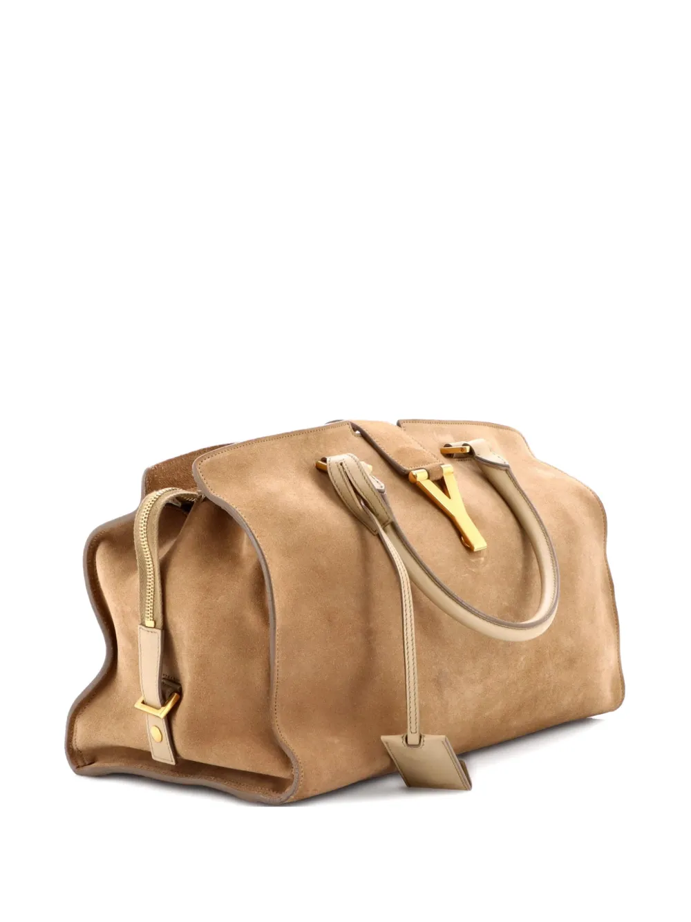 Saint Laurent Pre-Owned Classic Y Cabas Leather Large tote bag - Marrone