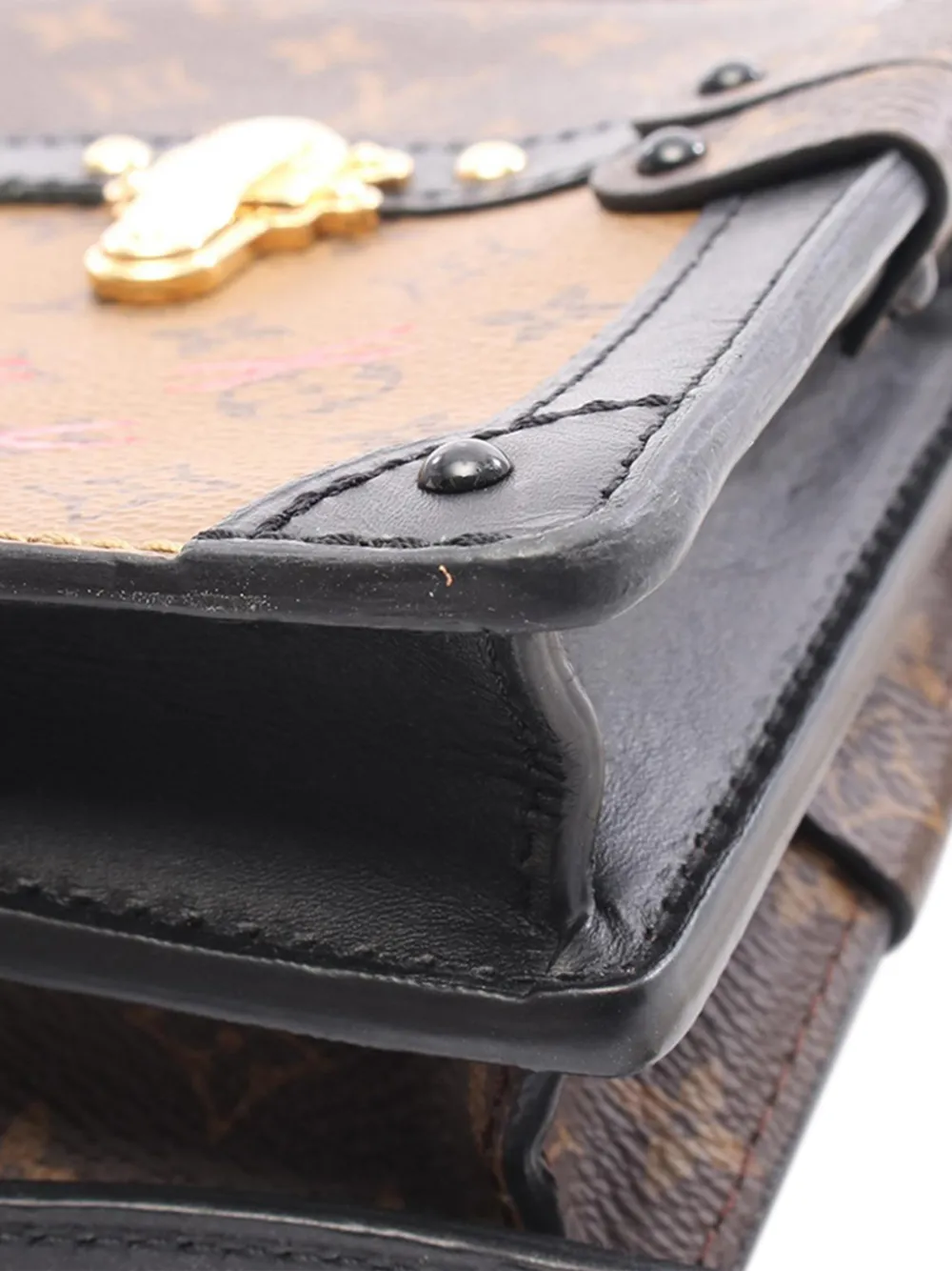 2021-2025 Monogram Reverse Trunk Clutch Crossbody Bag