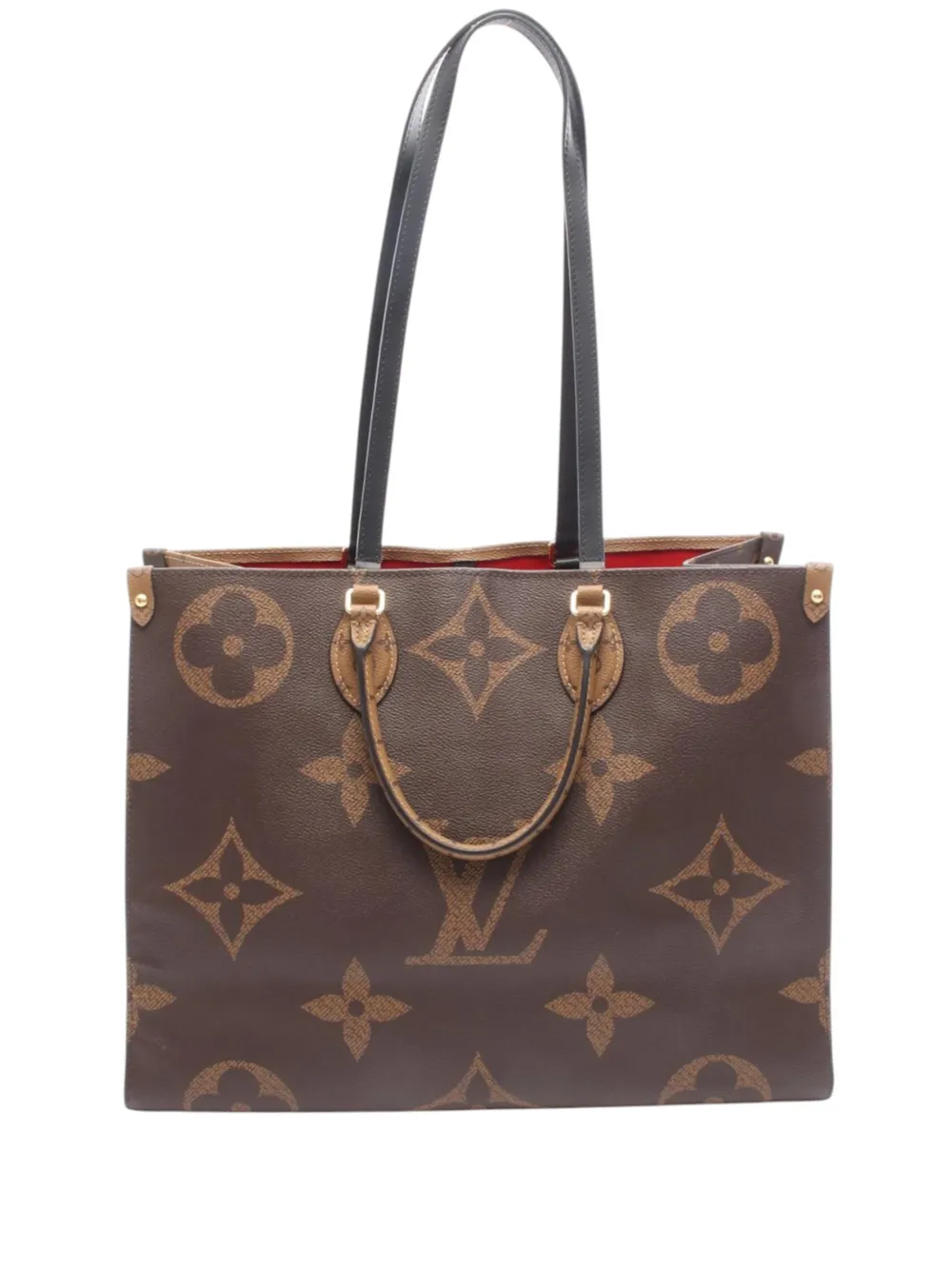 Louis Vuitton Pre-Owned 2020 Monogram Giant OnTheGo GM satchel - Marrone