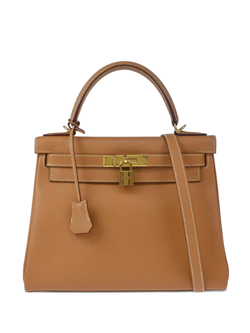 Hermès Pre-Owned 2000 28 Kelly Retourne handbag - Marrone