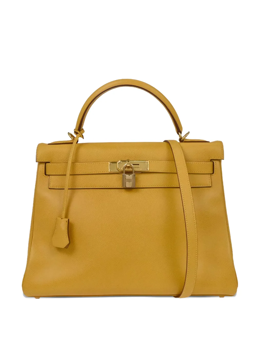 Hermès Pre-Owned 2000 32 Kelly tote bag - Giallo